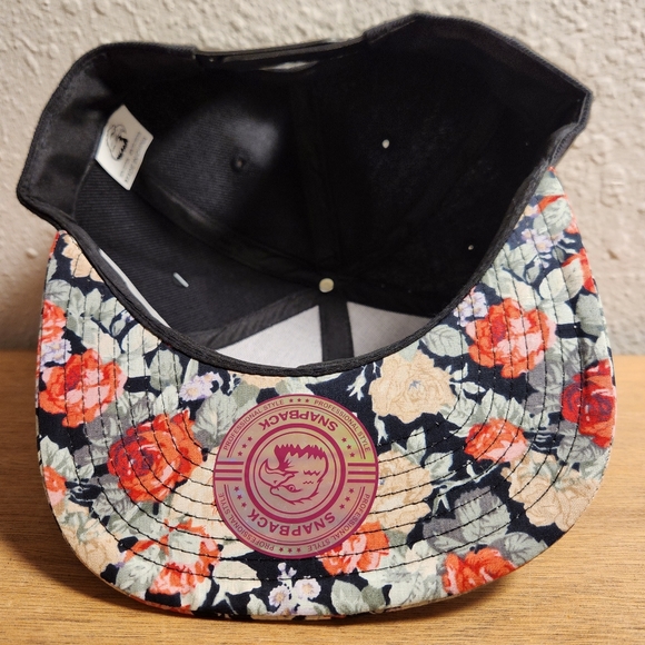 Floral Crown Snapback Hat Blank - Picture 2 of 4